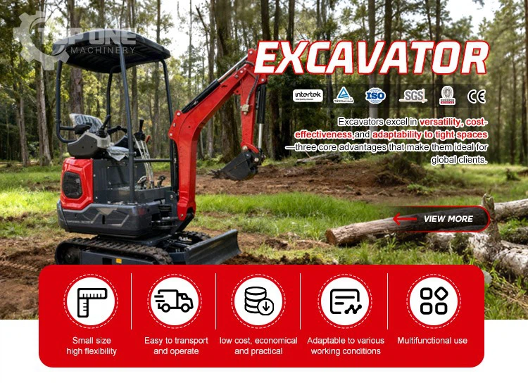 SLM12Q Kubota Engine Digger Excavator Machine SLM12Q Kubota Engine Digger Excavator Machine