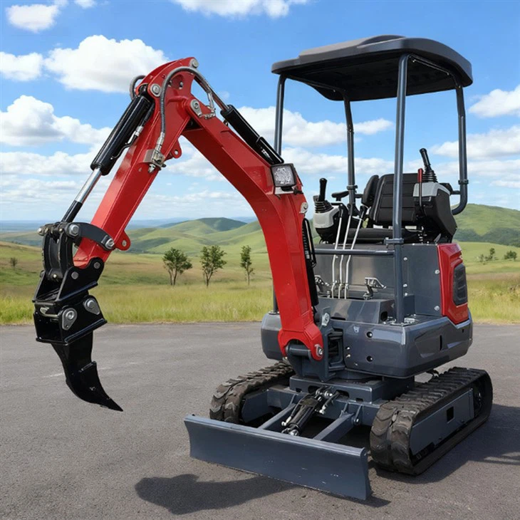 SLM12Q Kubota Engine Digger Excavator Machine high quality